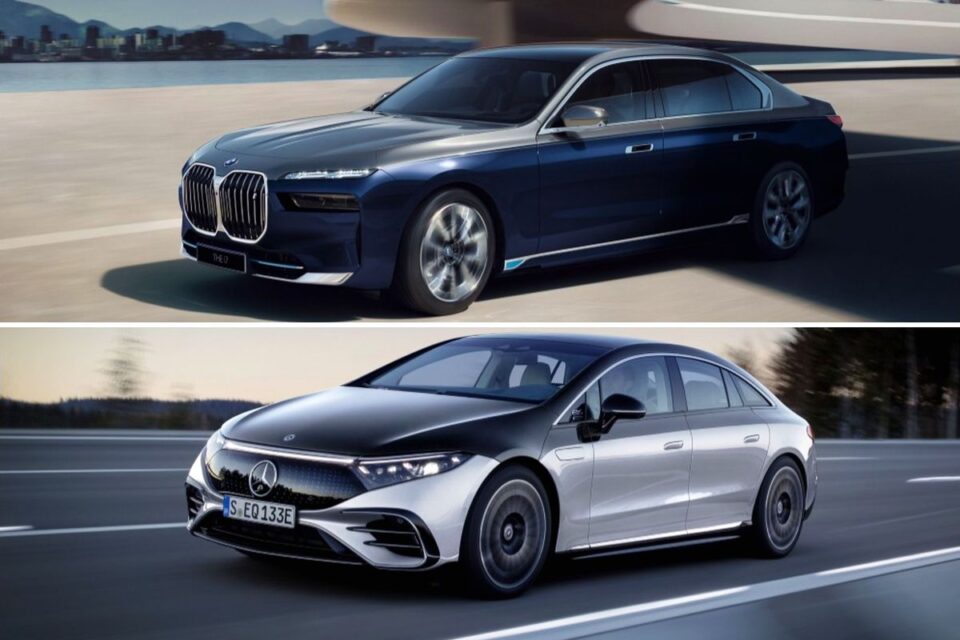 BMW i7 versus EQS